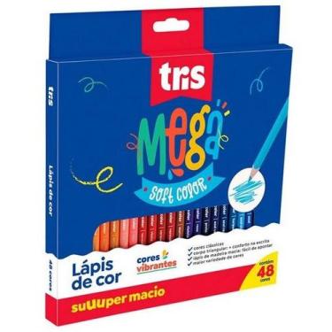 Imagem de Lapis cor tris mega soft cjto 48cor