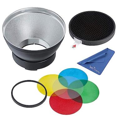 Imagem de Godox AD-R14 Difusor refletor padrão com favo de mel e filtros de cor para flash externo GODOX AD300Pro AD400Pro (suporte GODOX