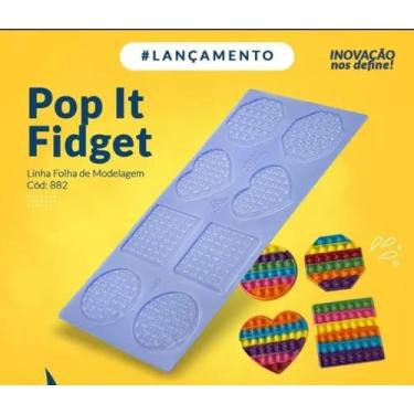 Imagem de Folha De Modelagem para Chocolate Pop It Fidget Porto Formas