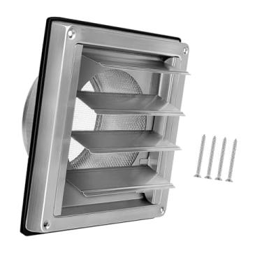 Imagem de WeiLaiKeQi Tampa de ventilação da secadora Grelha Persianas Tampa de ventilação Saída de ar Duto de de ar aço inoxidável 304 para cozinha