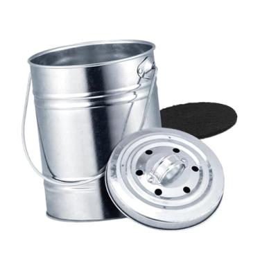 Imagem de Bothyi Composteira interna Balde de compostagem inclui revestimento interno de balde Tanque de fermentação Lixeira de resíduos alimentares para quintal