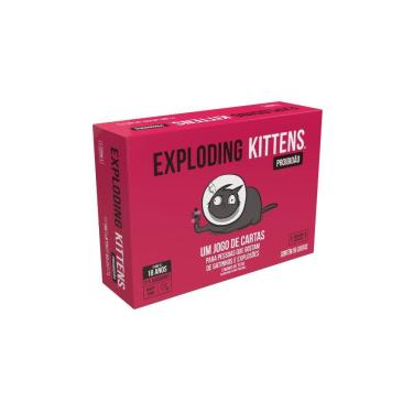 Imagem de Exploding Kittens: Proibidão Jogo de Cartas Galápagos