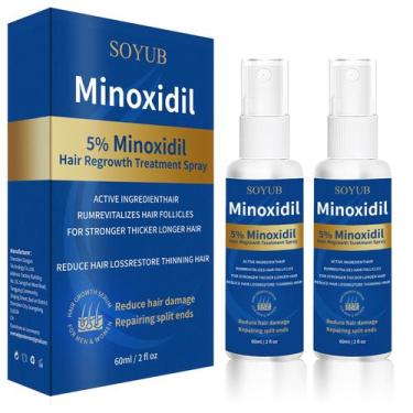 Imagem de Sérum de crescimento capilar Hywestger 5% Minoxidil para homens e mulh