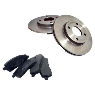 Imagem de Kit Disco e Pastilha de Freio Dianteiro TRW Varga Ford New Fiesta 2010