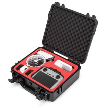 Imagem de Bolsa Rígida para Drone DJI Flip – Maleta com Espuma Personalizada, Alça de Ombro, Compartimentos para Controle, Baterias e Hub de Carregamento – Proteção contra Impactos e Poeira