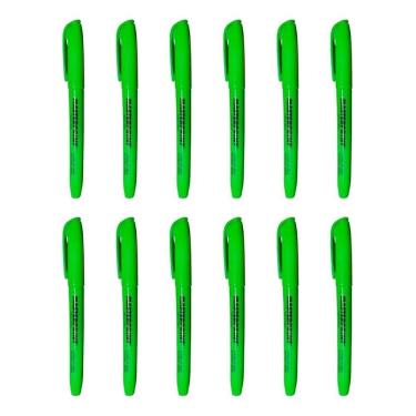 Imagem de 2X 12 Canetas Marca Texto Neon Caixa  Grifar Destacar