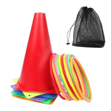 Imagem de kowaku Jogo de Arremesso de Cones E Anéis para Crianças E Adultos com Bolsa de Armazenamento E Baldes de Arremesso