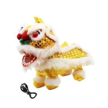 Imagem de menolana Brinquedo de dança de elétrico brinquedo de interativo olhos brilhantes USB adorável bicho de pelúcia brinquedo de pelúcia fofo para