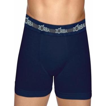 Imagem de Cueca Boxer Zorba 0702 Adulto Algodão T. P/XGG, GG, 25, Marinho