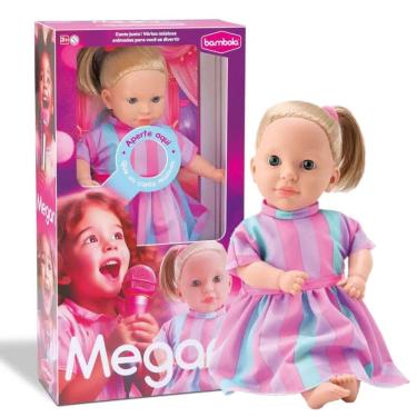 Imagem de Boneca Megan Bebê Reborn Realista Vinil Menina Canta Músicas