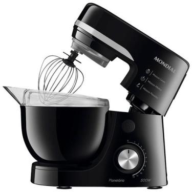 Imagem de Batedeira Planetaria Mondial BP-03-B - 500W - 4.5L - 220V - Preto, 220