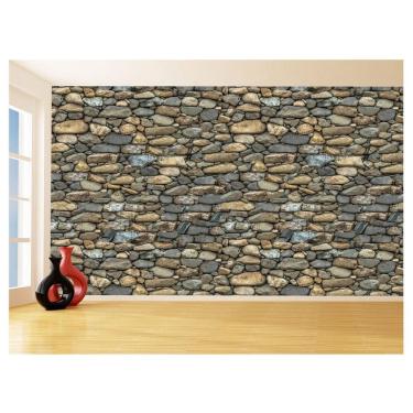 Imagem de Papel De Parede 3D Pedras Sala Quarto Cozinha 3,5M Stn03