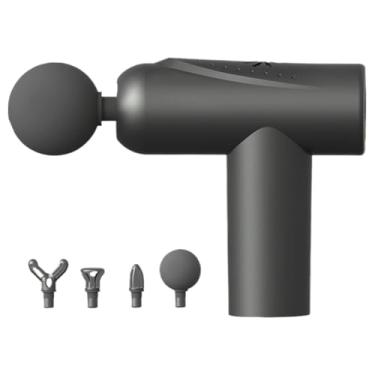 Imagem de Pistola Massageadora Muscular Elétrica Profissional Portátil De Alta Frequência Massagem(Cinza)