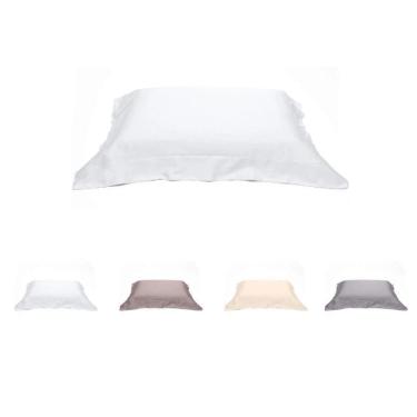 Imagem de Fronha Avulsa Cetim 300 Fios Buettner 50X90Cm Platine