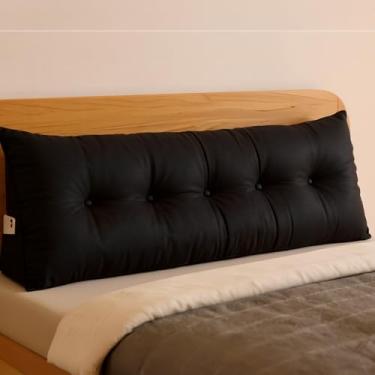 Imagem de Almofada de Cabeceira Encosto Apoio para Lombar com Bolso Lateral 140x50x20 - BF Colchões