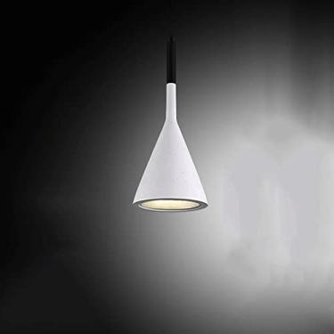 Imagem de YQSLQZZ Luzes pendentes de cimento industrial, sala de jantar, cozinha, ilha, iluminação decorativa, luzes de teto suspensas, acima da mesa de jantar, luminária pendente, altura ajustável