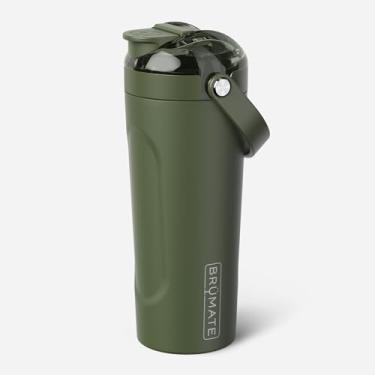 Imagem de BrüMate Coqueteleira MultiShaker | Aço inoxidável isolado 100% à prova de vazamento | Garrafa coqueteleira de proteína e pré-treino para academia | 740 ml (verde OD)