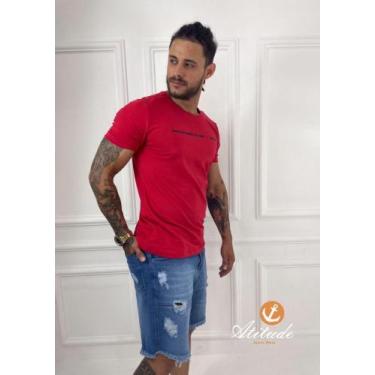 Imagem de Kit masculino camisa peruana + bermuda - Atitude Jeans