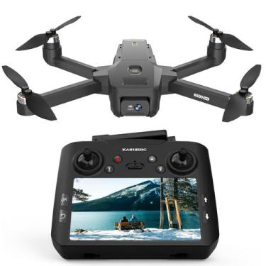 Imagem de Drone GPS karuisrc com câmera 1080P 4,5", tela LCD RC 32GB
