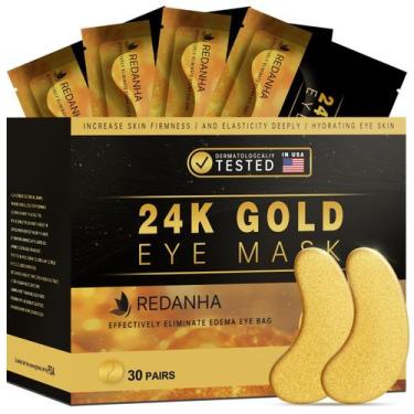 Imagem de Máscara de olhos REDANHA 24K Gold Under Eye Tapes 30 pares