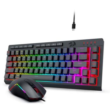 Imagem de Redragon Combo de teclado e mouse para jogos com fio S157