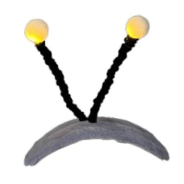 Imagem de RNXRZANK Tentáculos para Capacete de Esqui, Ornamento Flexível E Iluminado, Decorativo Exclusivo em Poliéster, Acessório Criativo, Fácil de Instalar, Adequado, Abelha Roxo Claro