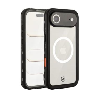 Imagem de Gshield Capa Case Capinha 360° à Prova d'água Compatível com Magsafe, Nautical (Transparente, iPhone Air)