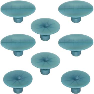 Imagem de OMYZERO Abas para extrator de amassados, 8 peças de abas de remoção de amassados de carroceria, ferramenta de reparo de amassados sem pintura, abas de cola com ventosa de gelo para reparo de amassados