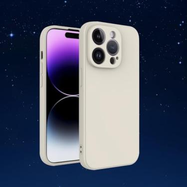 Imagem de Capa protetora de TPU fina e leve e macia com recursos à prova de choque e resistente a arranhões para smartphones (branco, iPhone13Promax)