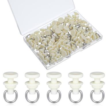 Imagem de 60 peças de ganchos de cortina para trilhos de cortina de plástico para sala de estar, quarto, chuveiro, garagem, divisória, trilho e ganchos, rolo deslizante de teto