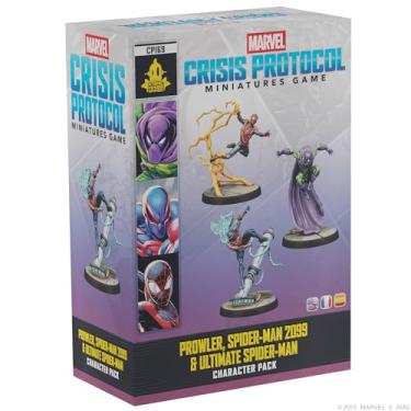 Imagem de Asmodee Marvel: Crisis Prowler, Spider-Man 2099 e Ultimate Spider-Man Character Pack - Jogo de super-heróis de mesa, para maiores de 14 anos, 2 jogadores, 90 minutos de diversão