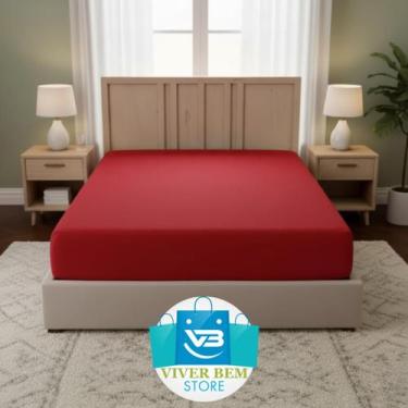 Imagem de Capa Protetor para Colchão com Zíper - Viver Bem Estar, Vermelho, Casa