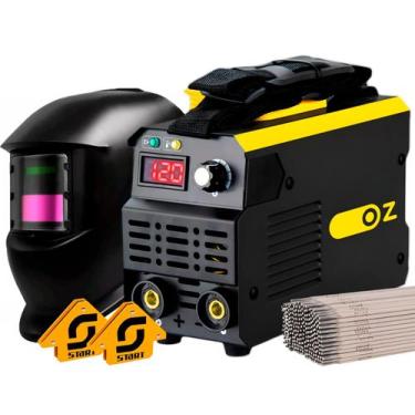 Imagem de Maquina Inversora Solda Com Visor Digital 120a 220v Mma e Mascara De S