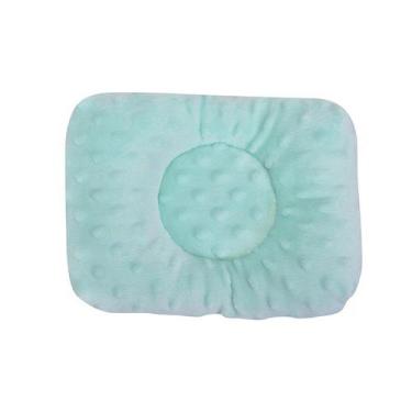 Imagem de Travesseiro Anatômico Bubble Carinhas Verde - Conforto para Bebês - MI