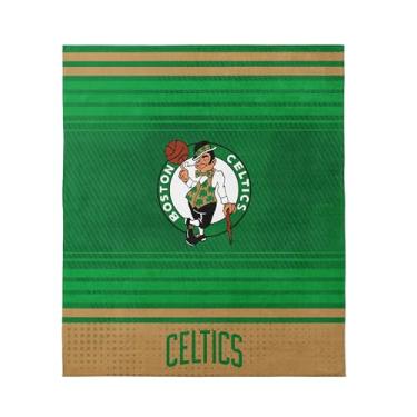 Imagem de Northwest Boston Celtics NBA Toalha de praia de microfibra, secagem rápida, macia e absorvente, itens essenciais de viagem leves para piscina ou banho, 152 x 178 cm