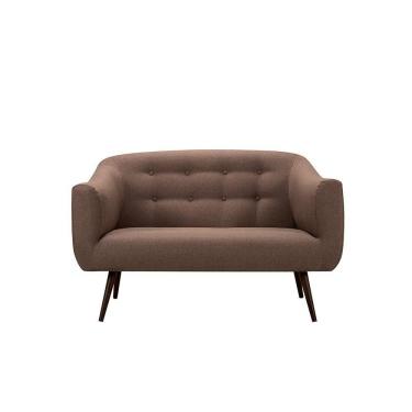 Imagem de Sofá Retrô Noruega 2 Lugares - Marrom