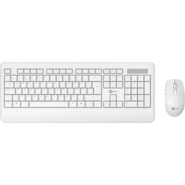Imagem de Kit Teclado E Mouse Sem Fio Lecoo Kw202 Branco