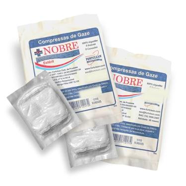 Imagem de Compressa De Gaze ESTÉRIL 13 Fios Hidrófila 200 Uni