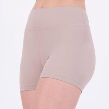 Imagem de Shorts Fila Flat Life Feminino Bege, P