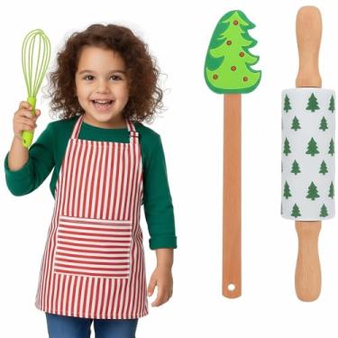 Imagem de Healifty Mini batedor de rolar e assar: conjunto de espátula de silicone para cozinhar e servir em casa, 3 peças