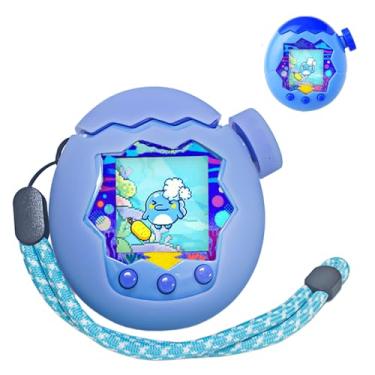 Imagem de Oshmirian Capa para Tamagotchi Paradise – Capa rígida de silicone para animal de estimação eletrônico Tamagotchi Paradise, impermeável, à prova de suor, lavável, à prova de choque, antiqueda, proteção