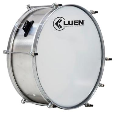 Imagem de Caixa/Repique 10X14 Alum Natural Aro Bola Crom Pele Leitosa 06 Afin - Brasil - Luen