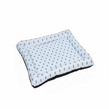 Imagem de Colchonete Pet Quality Impermeável para Cães, Tricoline 100% Algodão, Lavável, Retangular (Azul Bebê Realeza, Grande)