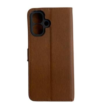Imagem de Capa Carteira Compativel Para Infinix Smart 10 Capinha Estojo Flip (Marrom)