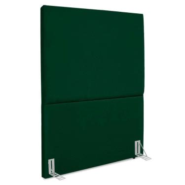 Imagem de Cabeceira Solteiro 100 Cm Com Frame Luna Suede Verde Artte Verde