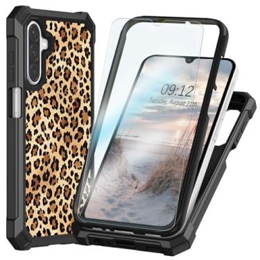Imagem de Qindaiwen Capa para Samsung Galaxy A17 5G / Galaxy A26 5G com protetor de tela, proteção contra quedas de nível militar, capa de telefone TPU protetora híbrida à prova de choque de camada dupla