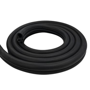 Imagem de Lecctso Remoção de tempo de porta automotiva, tira de vedação de porta de carro, junta de tira de vedação de veículo de borracha de 3 m com lâmpada superior, proteção de borda à prova de som para