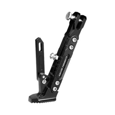 Imagem de Suporte Lateral Ajustável Universal Para Motocicleta Em Liga De Alumín