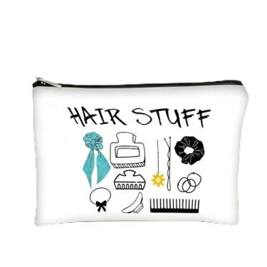 Imagem de Bolsas de cabelo para cabeleireiro, cabeleireiro, bolsa de viagem com zíper, bolsa de maquiagem de viagem para sobrinha, Estilo 2, Bolsa de viagem de armazenamento
