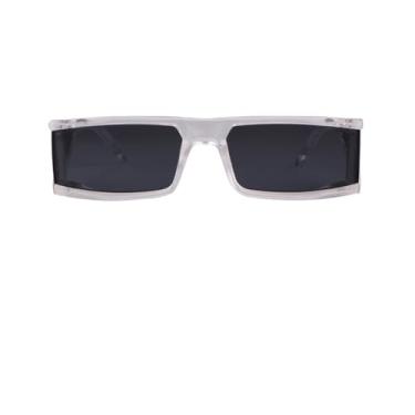 Imagem de HCHES Óculos de Sol Femininos Estilo Retrô com Armação em PC, Proteção UV400 e Lentes Laterais (4)